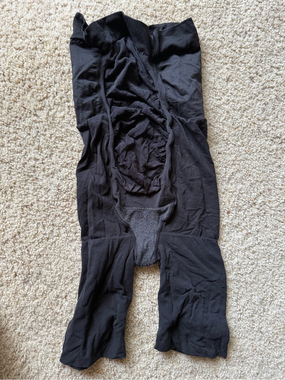 SPANX Black High-Rise Shaping Shorts for pregnancy
